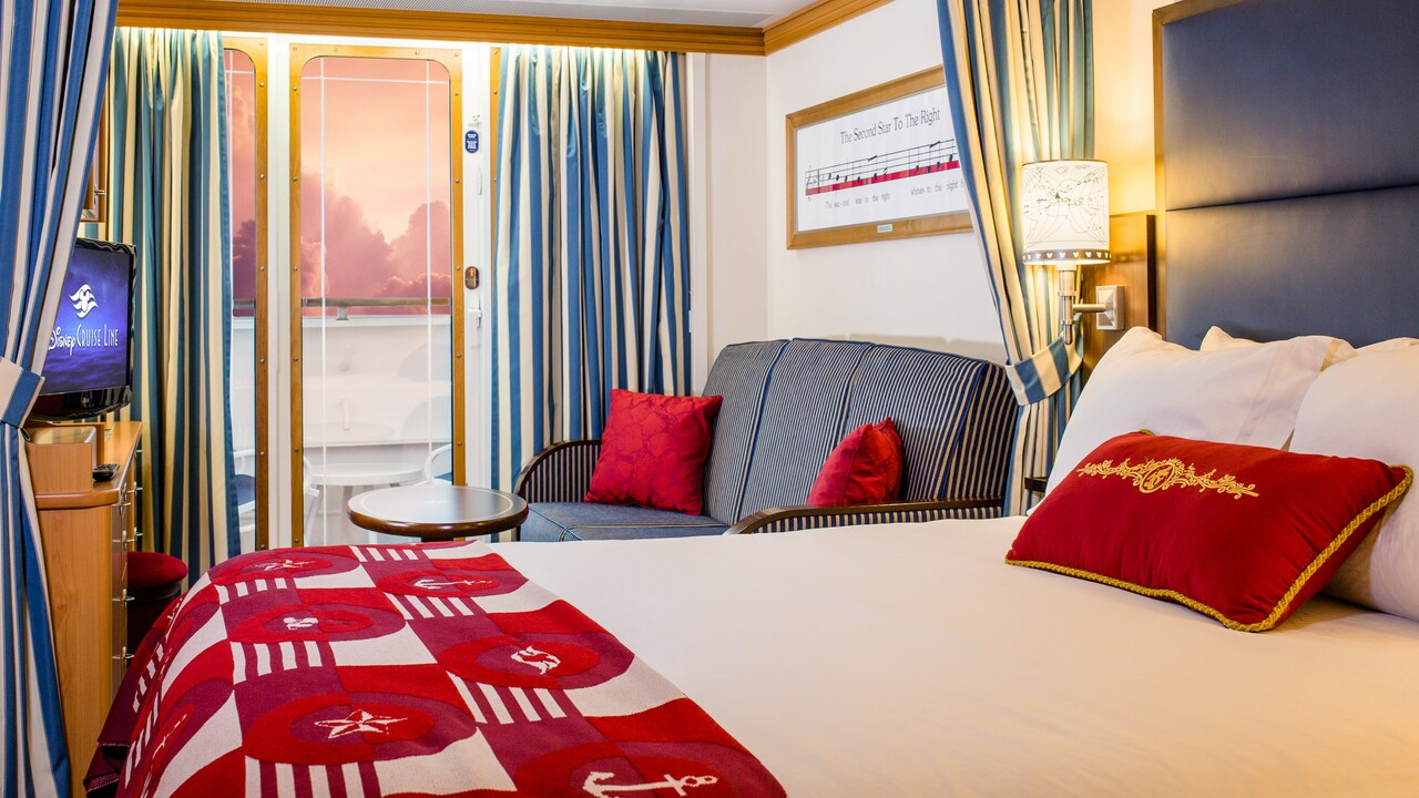Deluxe Oceanview Stateroom with White Wall Verandah – Accessible – [06A]