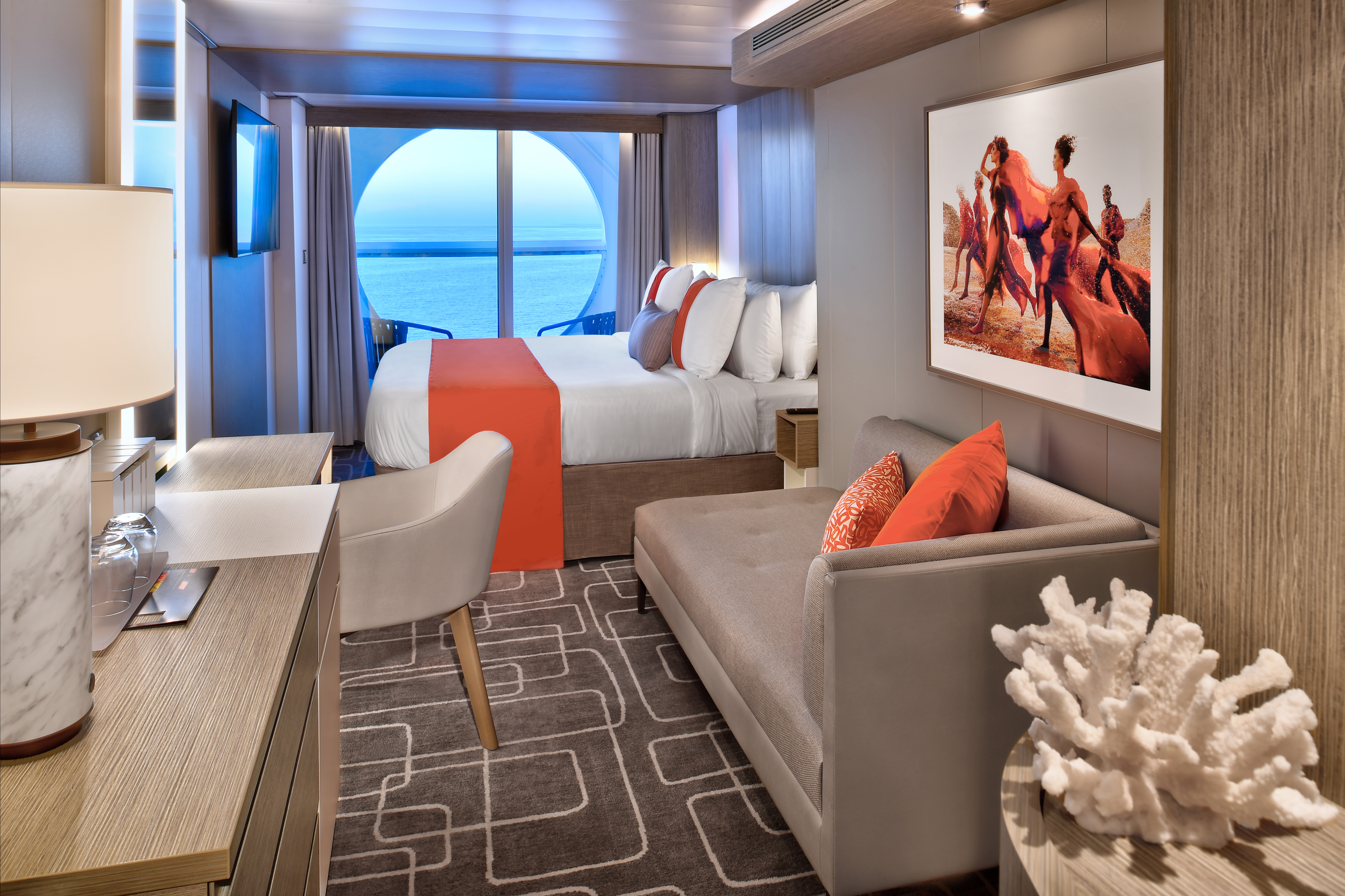 Deluxe Porthole view with veranda-[P1]