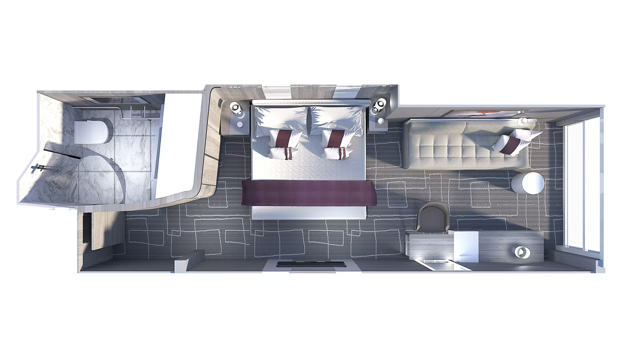 Panoramic Ocean View Stateroom-[PO]