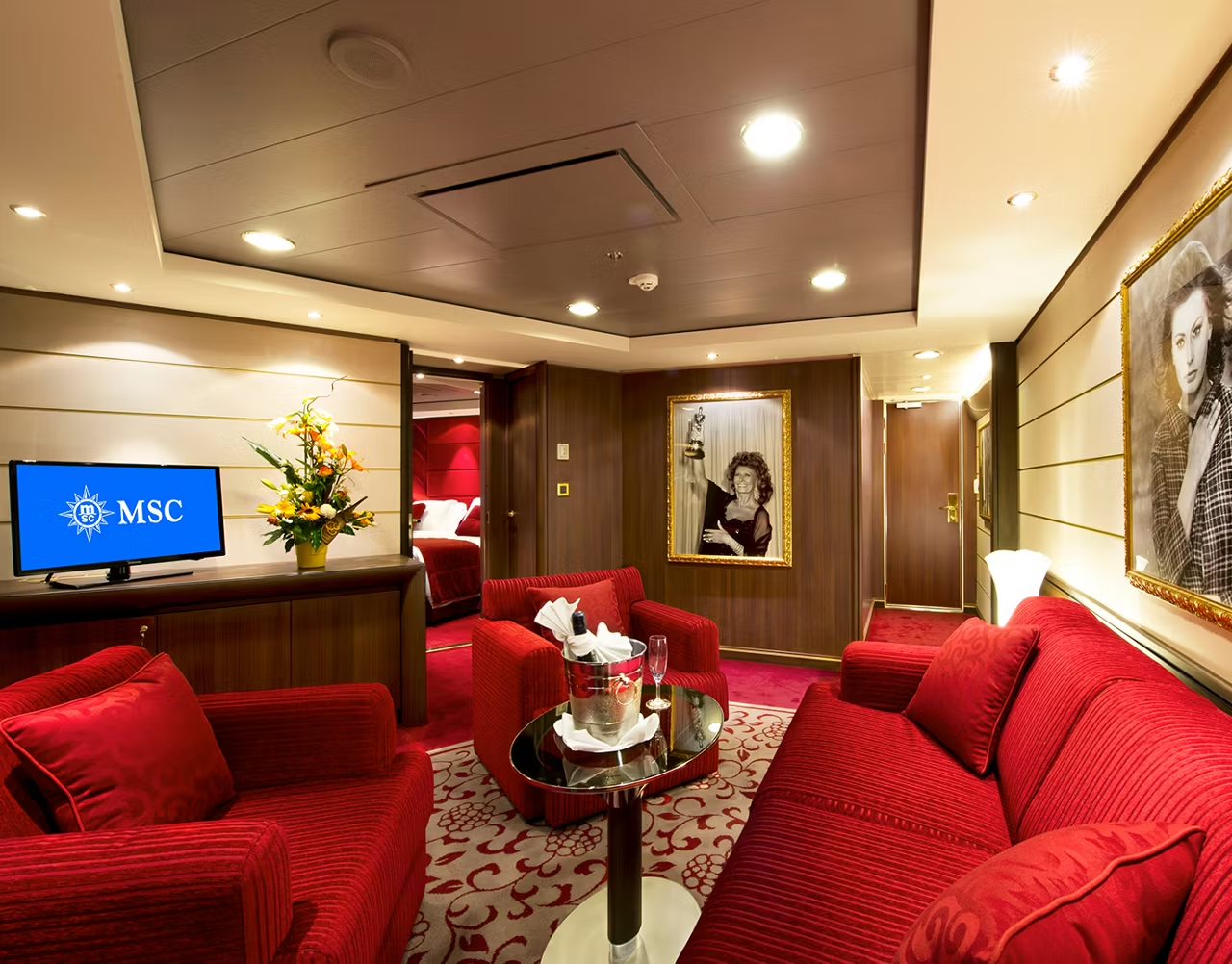 MSC YACHT CLUB YACHT CLUB EXECUTIVE AND FAMILY SUITE WITH BALCONY-[YCT]