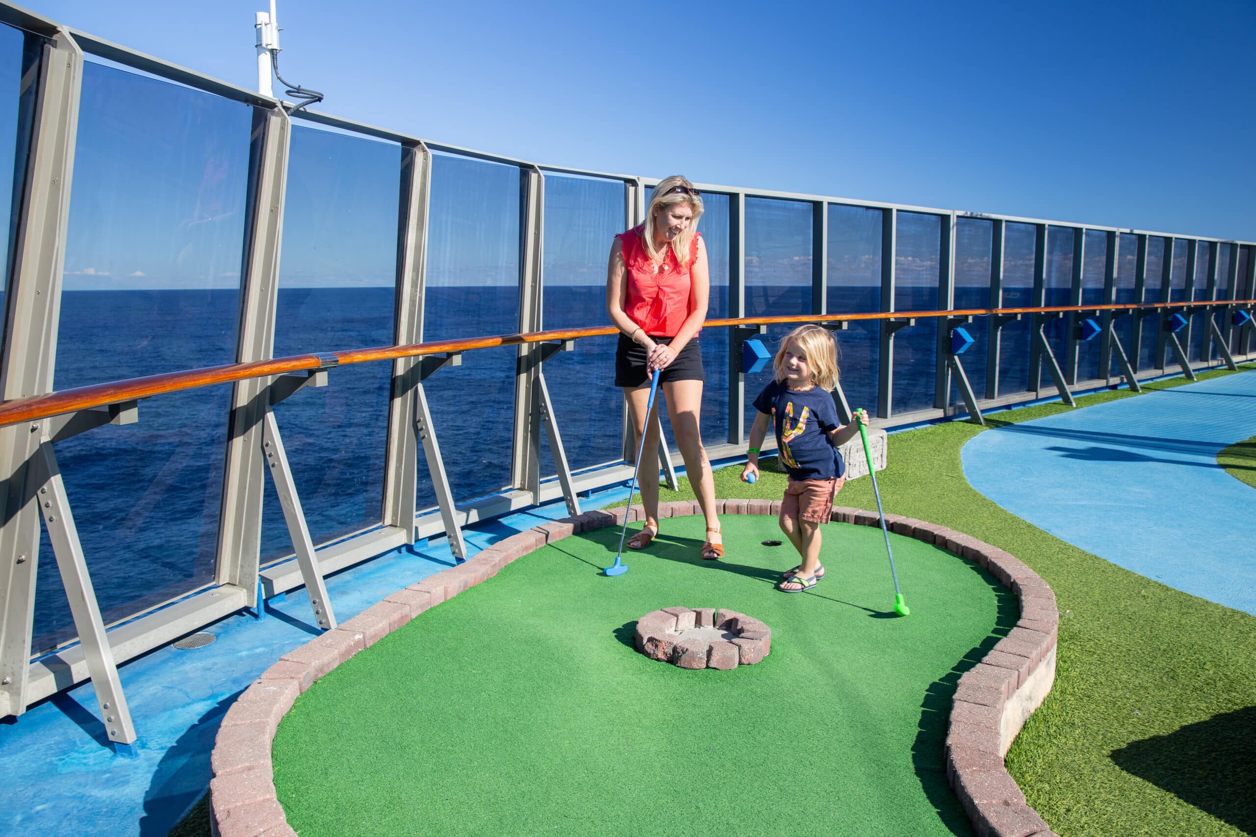Putt-putt on a South Pacific Cruise
