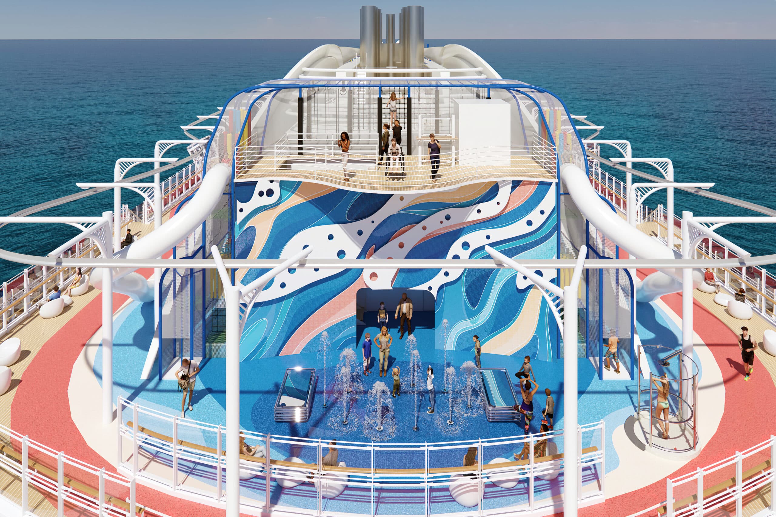 Park19, The Lookout, and the Splash Pad on Sun Princess 